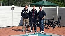 Per, Sven och John har jobbat med att förbereda för öppningen